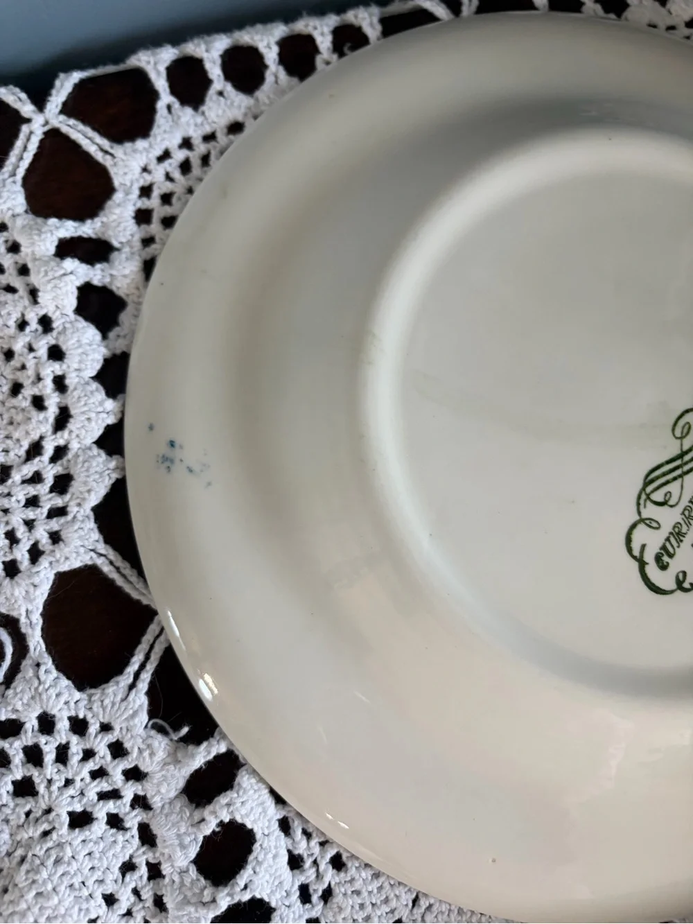 Currier and Ives The Old Grist Mill By Royal Ceramic Dinner Plates - Set of 4